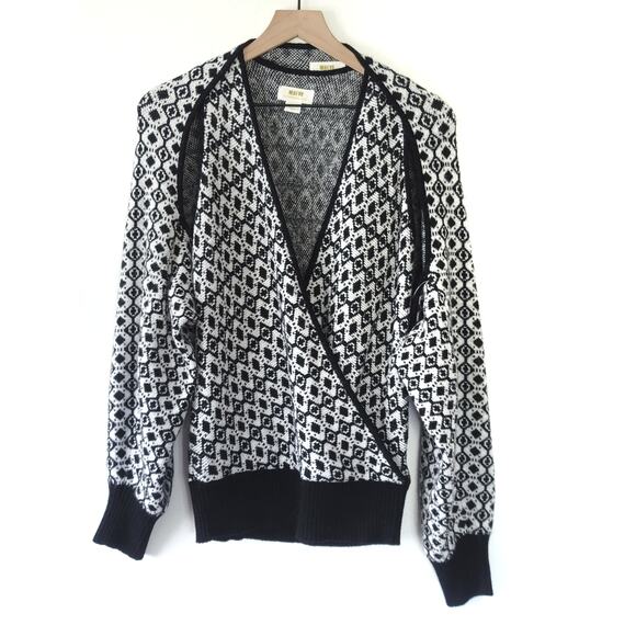 NEW Anthropologie Maeve Blue White Floral Sweater Shrug Set - Medium - Picture 6 of 12